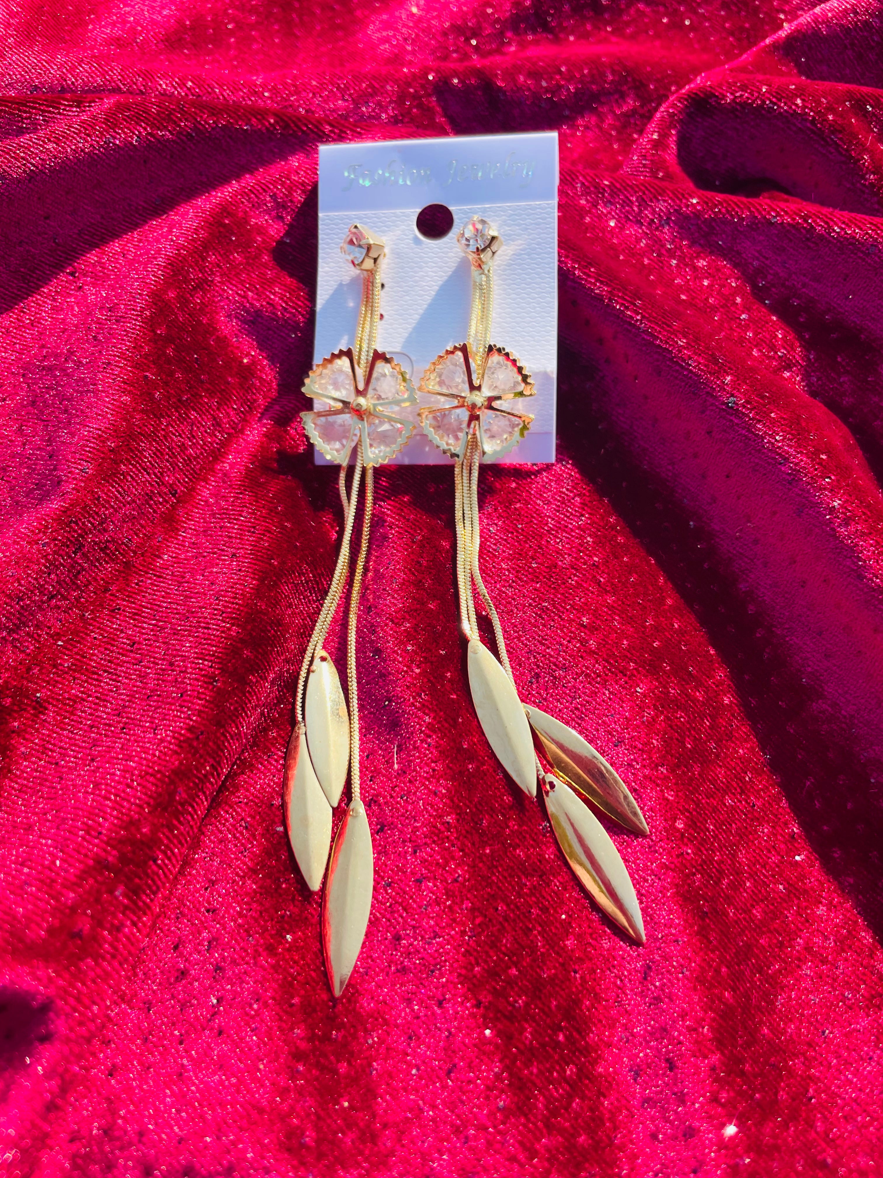 Gold Dangler Earrings (Combo of 5)