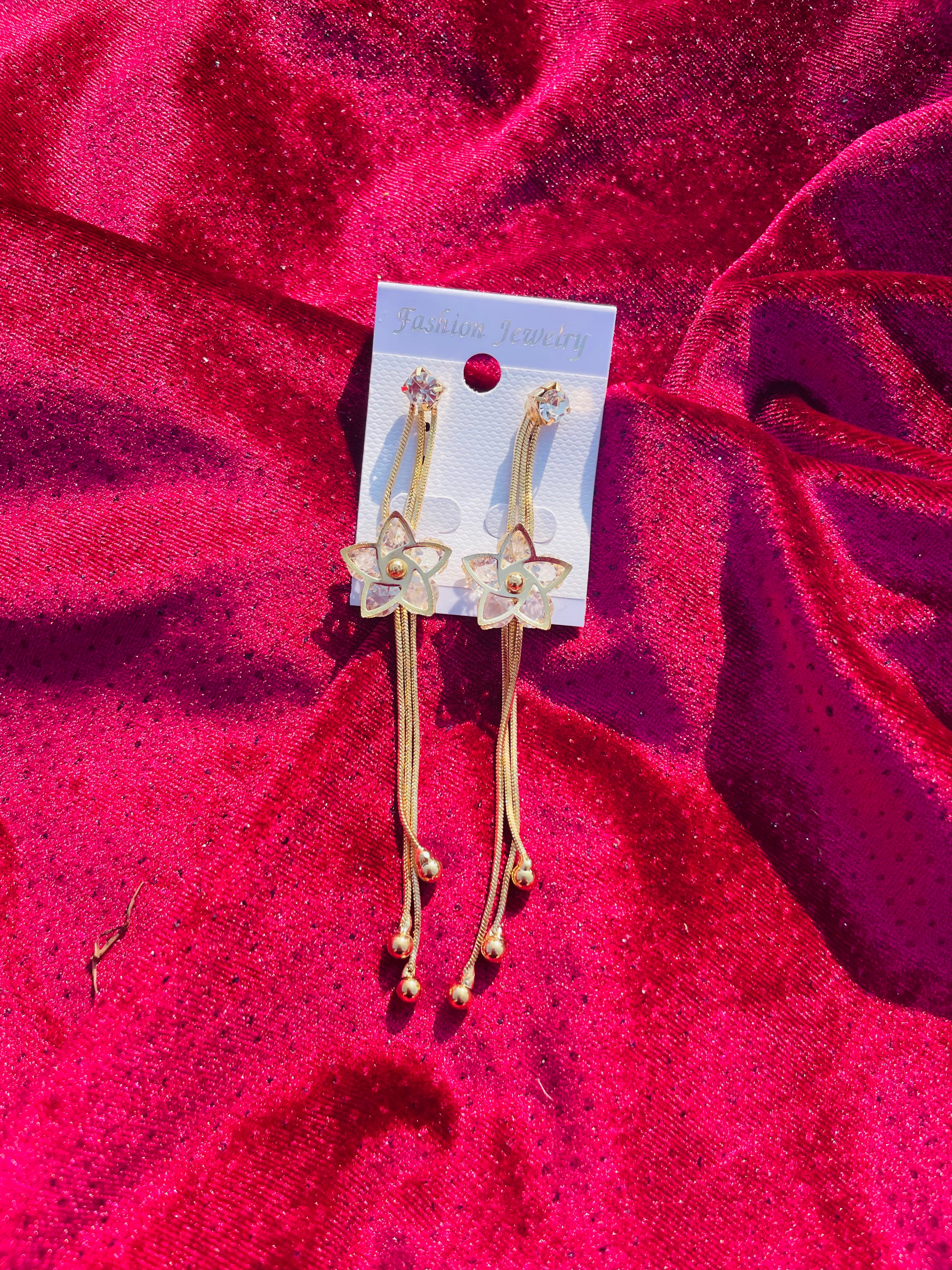 Gold Dangler Earrings (Combo of 5)