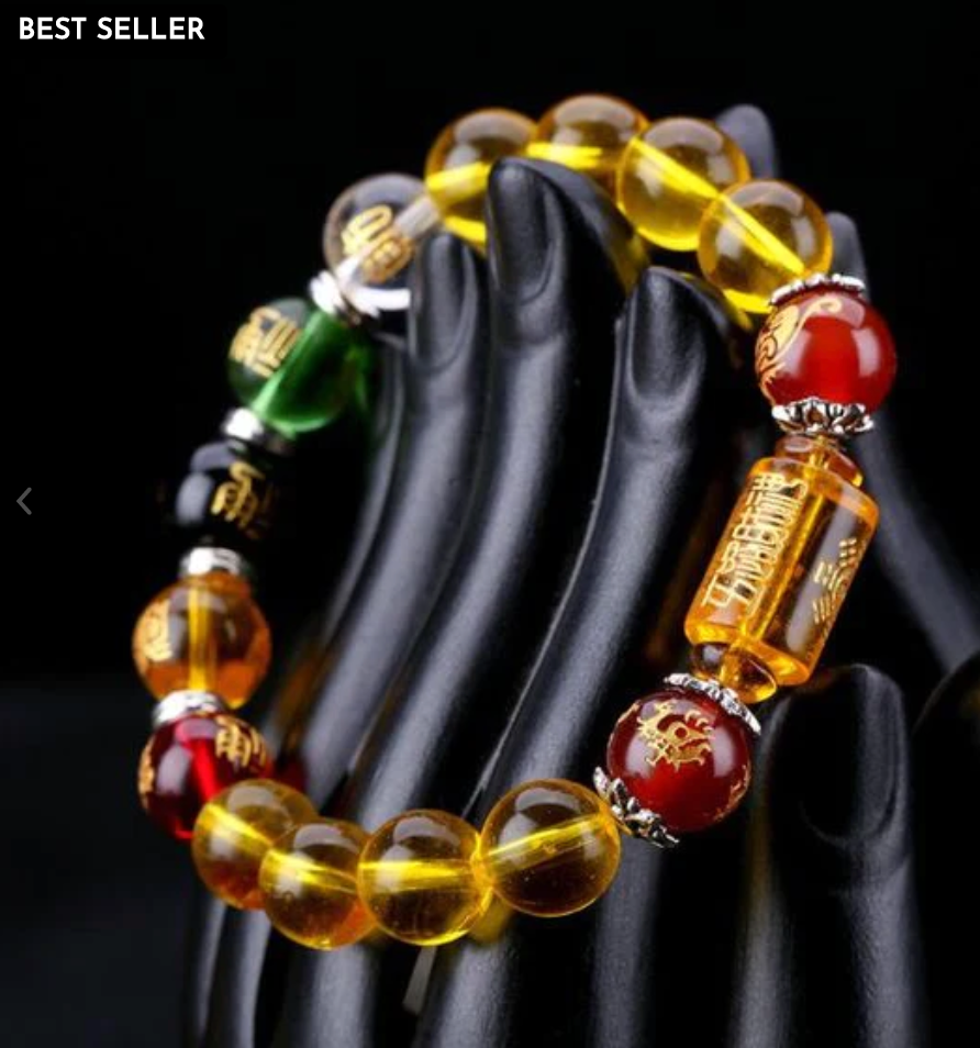 God Of Wealth Feng Shui Citrine Bracelet